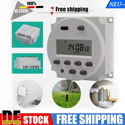 Timer 12v 16a - 12v, lcd