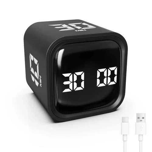 Digital cube pomodoro timer - digital,
