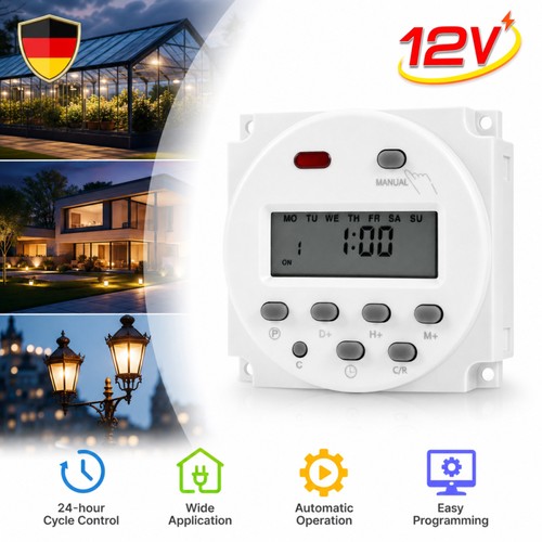 Timer lcd digitale 12v - lcd,