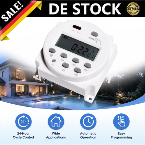 Timer digitale lcd 12v - digitale, 16a